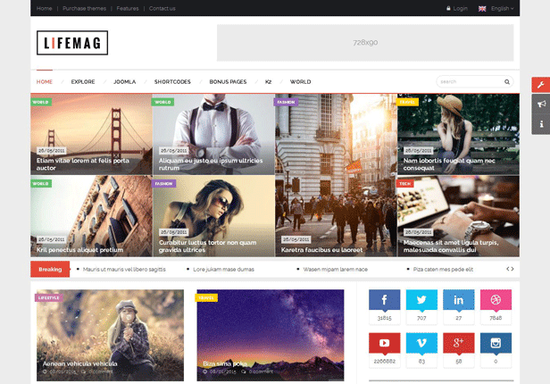 SJ LifeMag - Cpanel and Sticky for Special Positions SJ LifeMag - Cpanel and Sticky for Special Positions