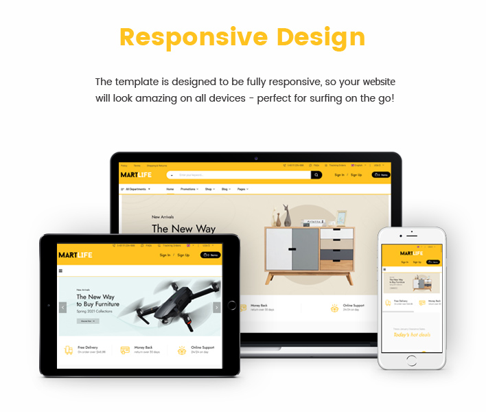 Sj MartLife - Responsive Multipurpose eCommerce Joomla Template