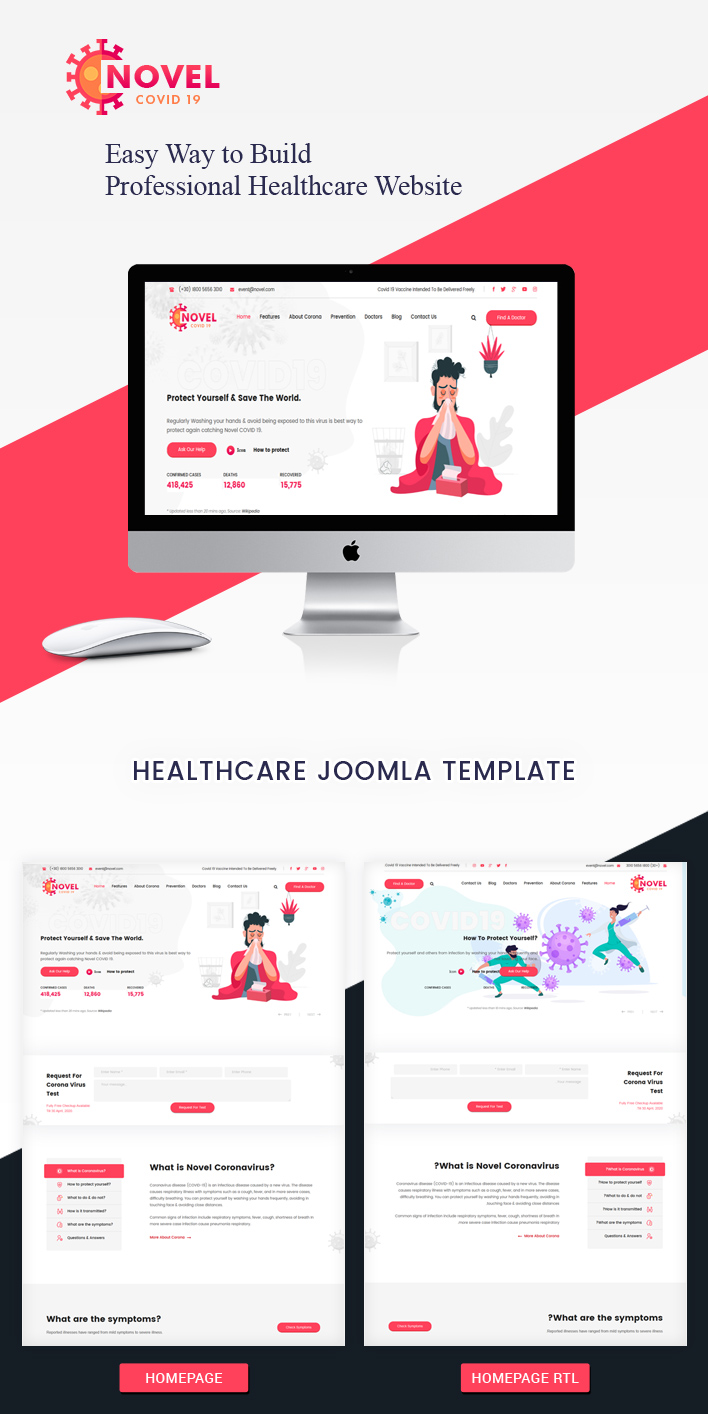 Sj Novel - Responsive Medical & Healthcare Joomla Template