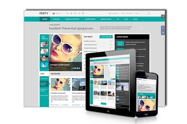 SJ Perty - Fully Responsive