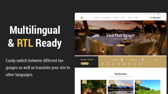 Sj Resort II - Premium Responsive Hotel & Resort Joomla Template