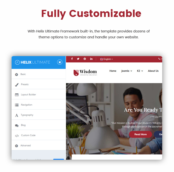 Sj Wisdom - Premium Education Joomla Template