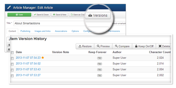 content-versioning