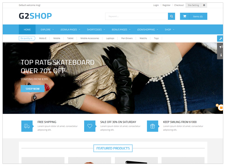 G2shop - Top 10 Best-selling Joomla Templates