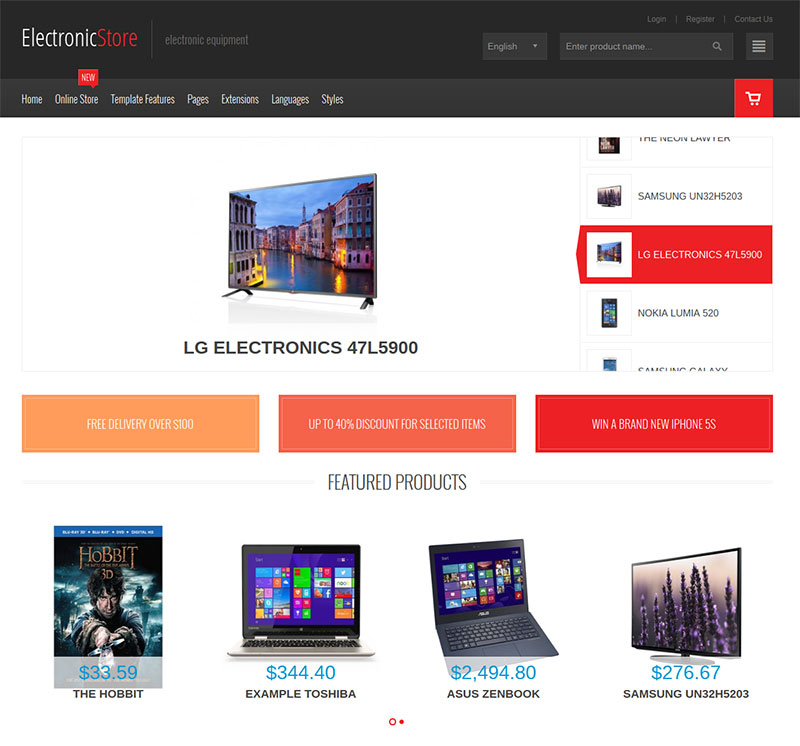 JM Computers and Electronics - Responsive VirtueMart Template