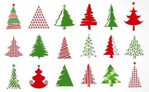 Christmas tree icons