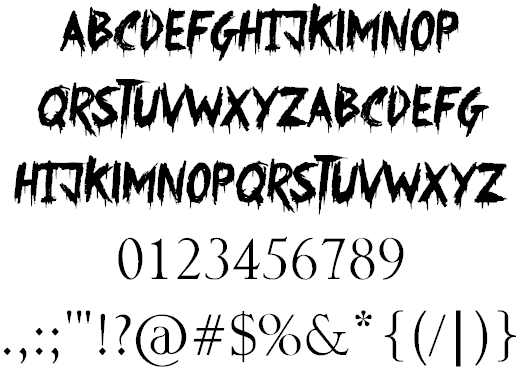 Halloween - Avatars Halloween Font