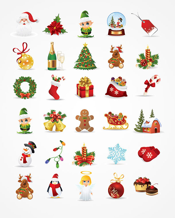 xmas vector graphics - smartaddons