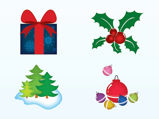 xmas vector graphics - smartaddons