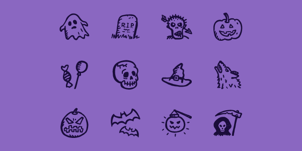 Spooky Icon Set