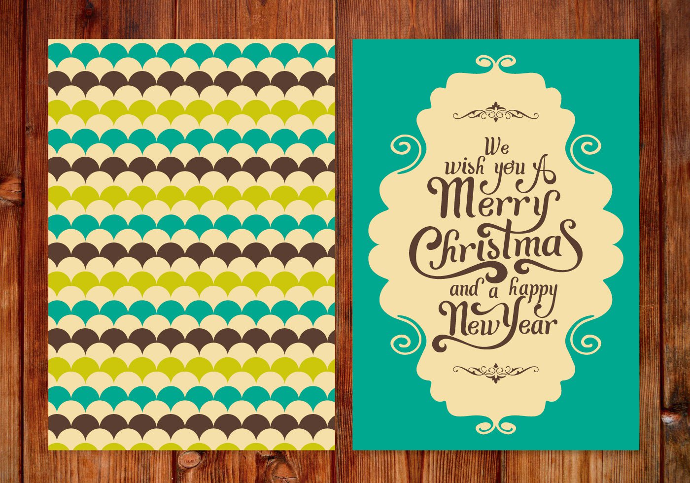 High-Quality Free Christmas Vector Graphics 2016 - Card