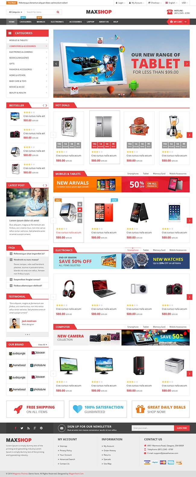 Maxshop- 10 Best Joomla Ecommerce templates