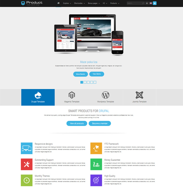 SJ Product - Responsive Joomla Template