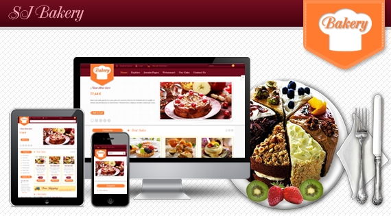 SJ Bakery - Responsive Joomla template