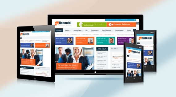 SJ Financial - Responsive Joomla template