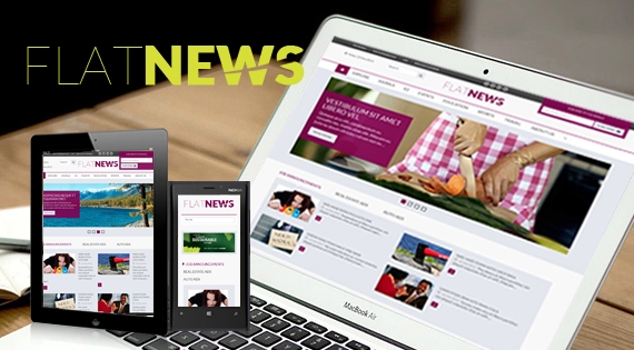 SJ Flat News - Responsive Joomla template