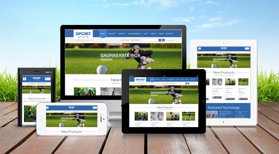 SJ Sport Store - Responsive Joomla template