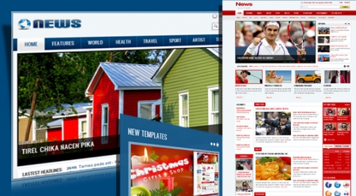 SJ News - free Joomla template