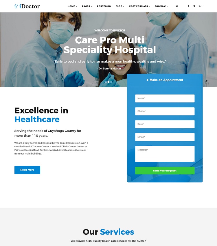 Best Medical & Healthcare Joomla Templates in 2019