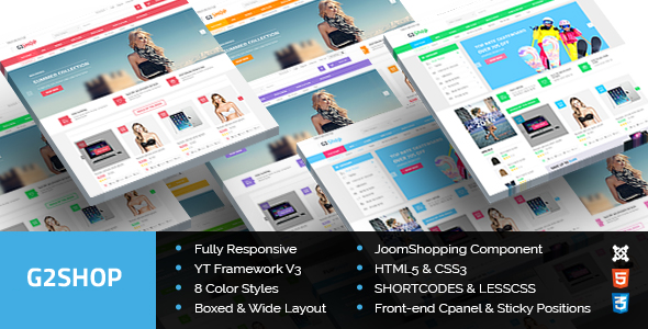 Best Joomla Templates for March- g2shop