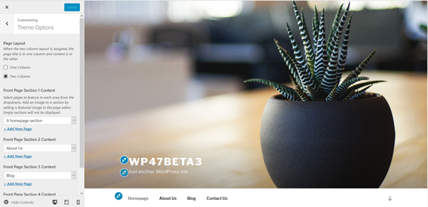 Joomla 3.7 - Theme Settings