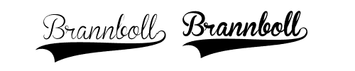 brannboll font