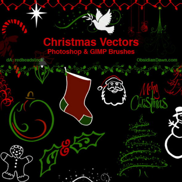 xmas vector graphics - smartaddons