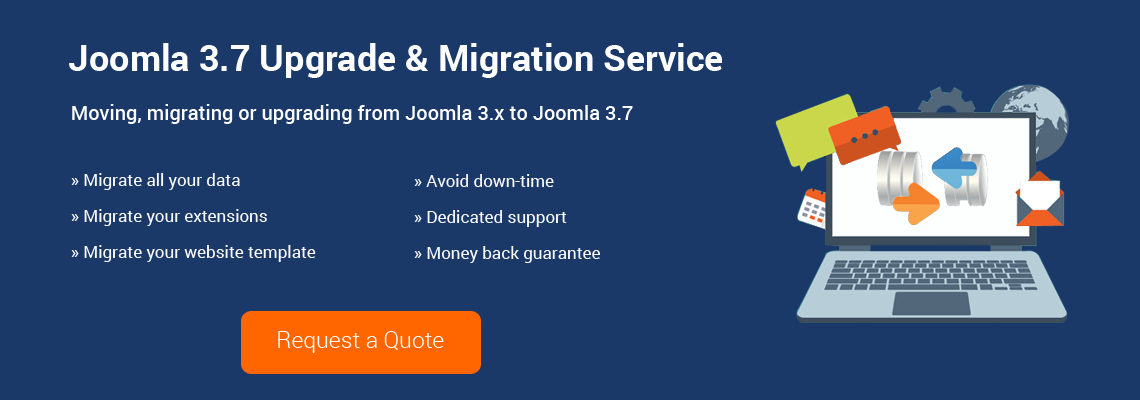 Joomla 3.7 migrate service Joomla 3.7 migrate service