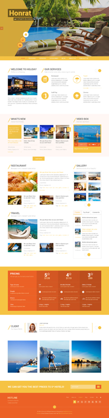 Preview SJ Honrat - Responsive Joomla Template