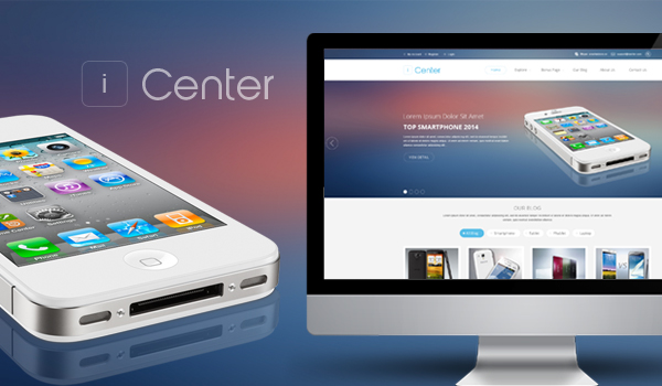 Preview SJ iCenter - Responsive Joomla Template