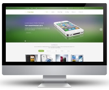 Preview SJ iCenter - Responsive Joomla Template