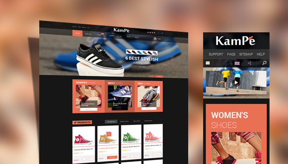 Preview SJ Kampe - Responsive Joomla Template