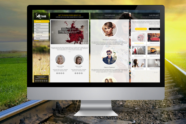 Preview SJ Atom - Joomla Fashion Template