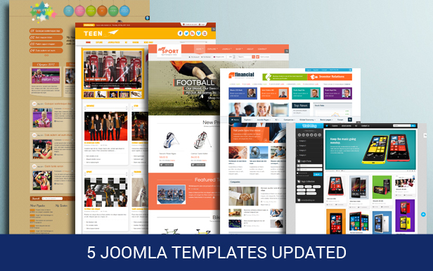 Updated Joomla Templates by Smartaddons