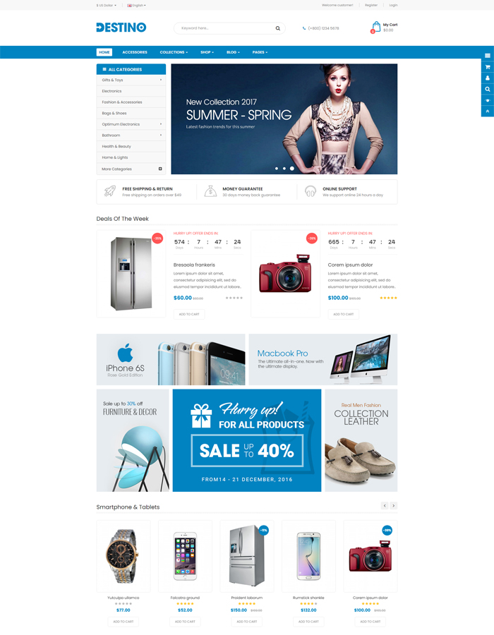 2021's Best OpenCart Themes for Watch & Jewelry Stores