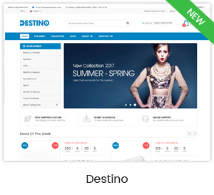 Destino - Premium Responsive Magento Theme with Mobile-Specific Layouts - 8