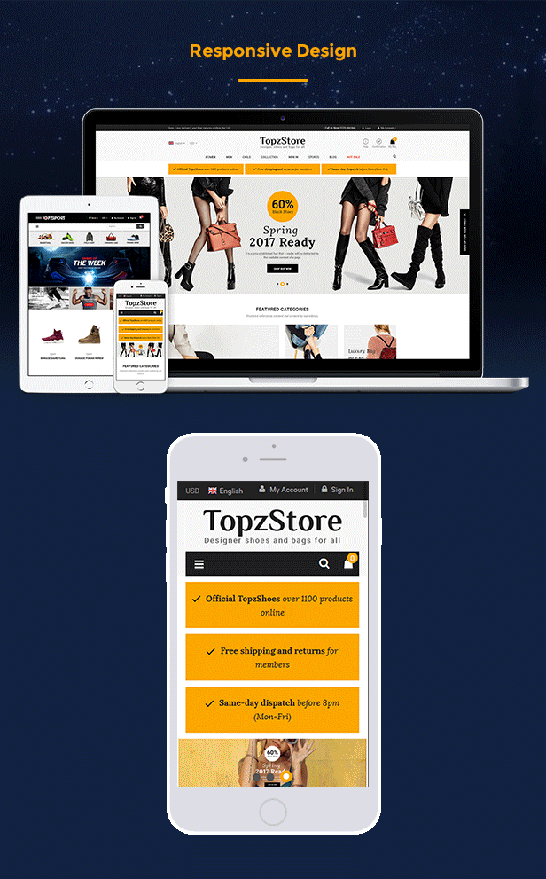 TopzStore - Fully Responsive