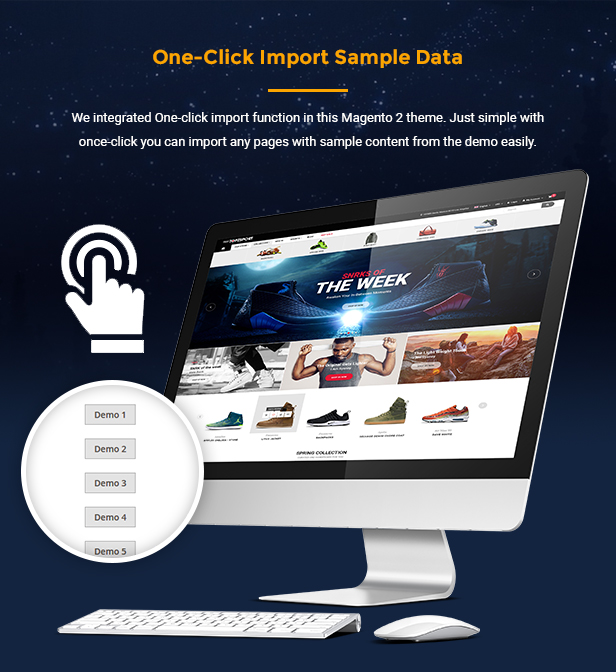Topz - one click import