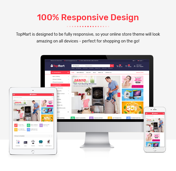 TopMart - MultiPurpose Responsive Magento 2 Shopping Theme - 7