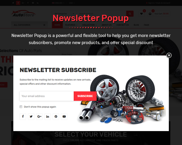 Auto Store - Auto Parts and Equipments Magento 2 Theme with Ajax Attributes Search Module - 12