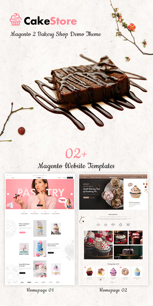 Cakestore – Responsive Magento 2 Bakery Theme