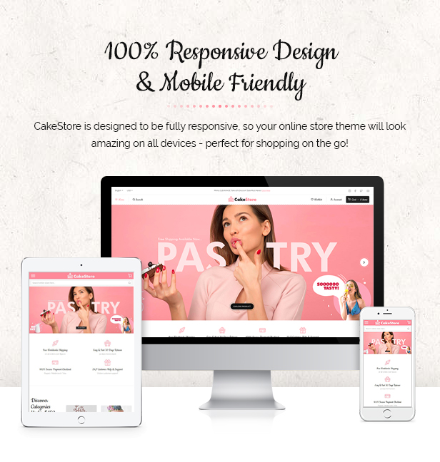 Cakestore – Responsive Magento 2 Bakery Theme