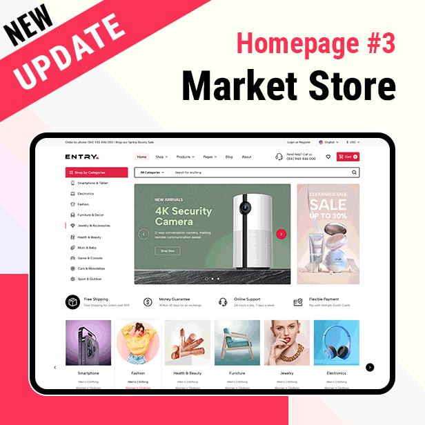 Entry - SuperShop Responsive Magento 2 Theme