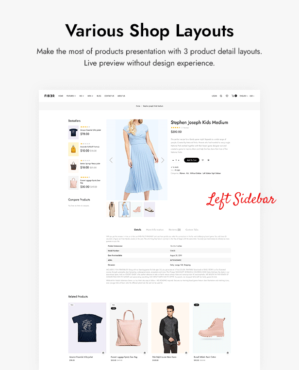 Fiber – Modern Fashion Store Magento 2 Theme