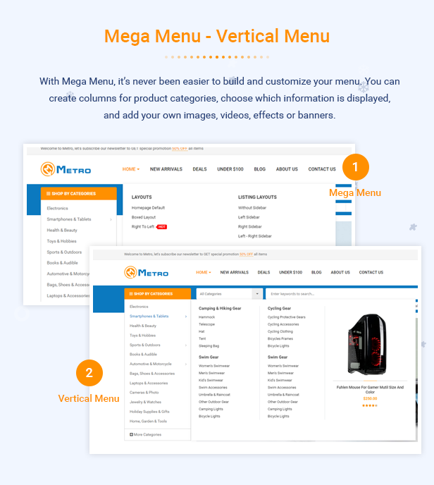 Metro Magento Theme