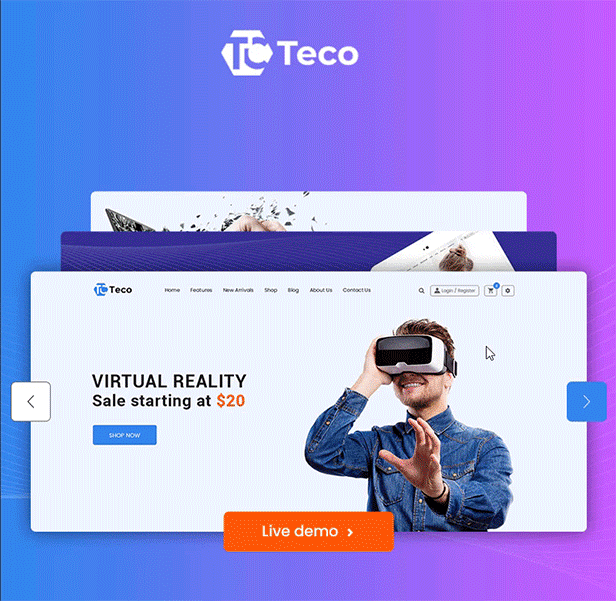 Teco - Responsive Hitech/Digital Magento 2 Store Theme - 1