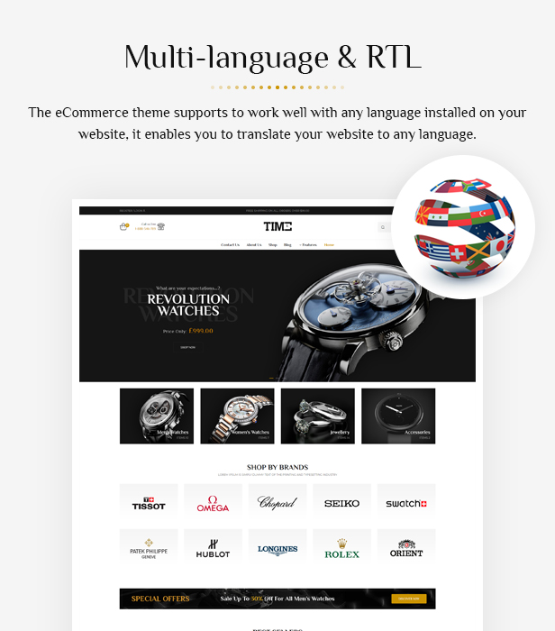 Time – Modern Magento 2 Watch Store Theme
