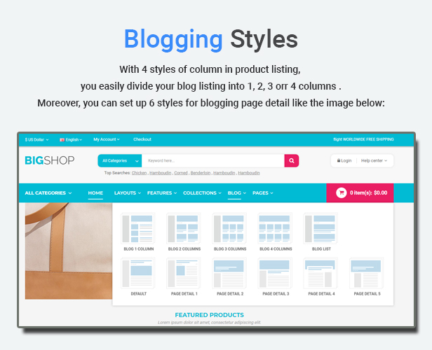 BigShop - Opencart Theme