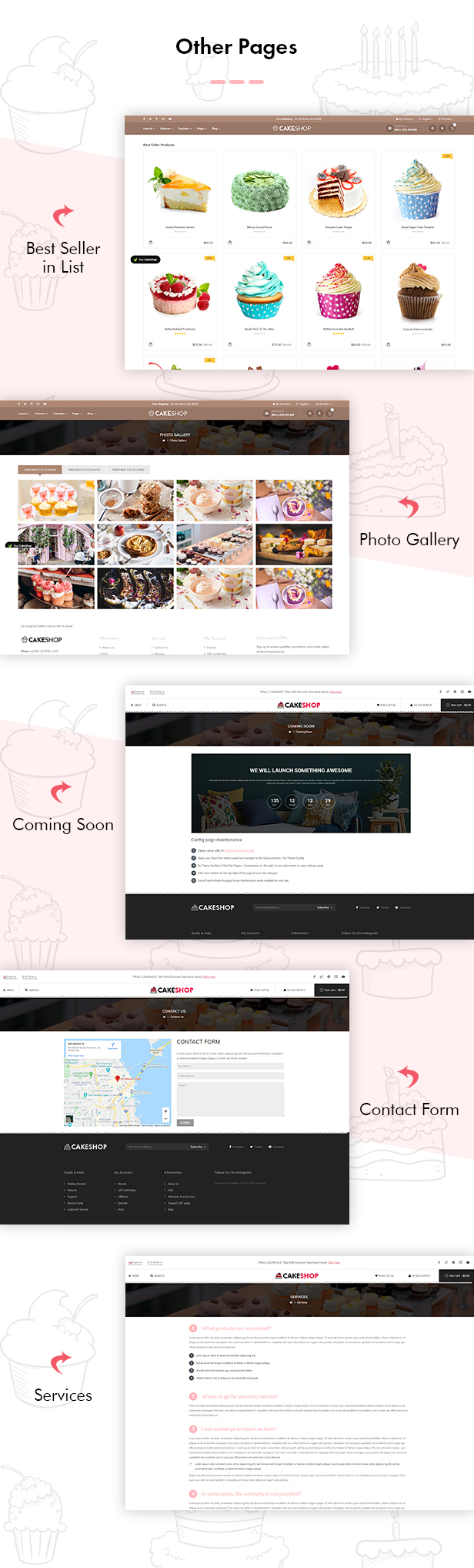 cakeshop - Opencart 3 Theme