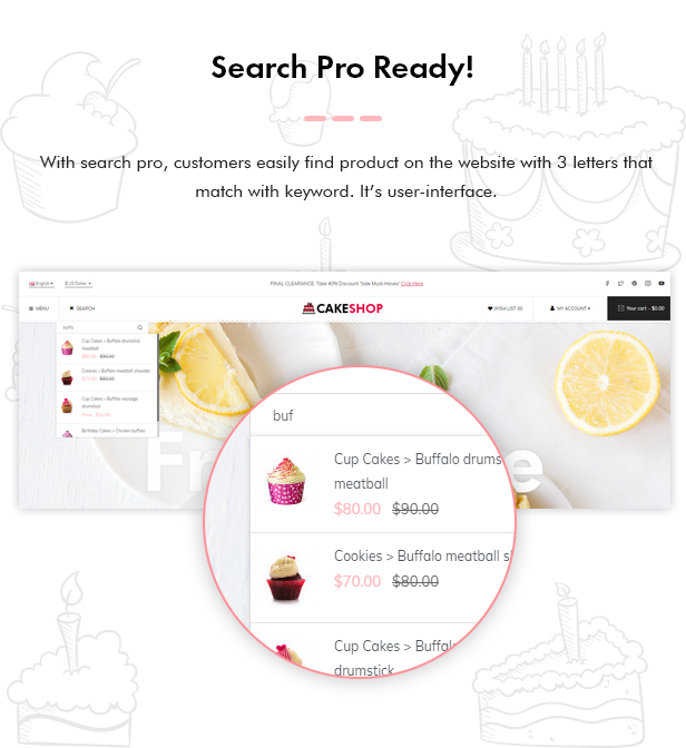 CakeShop – Cake Bakery Shop OpenCart 3 Theme